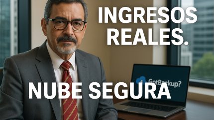 Ingresos reales con Gotbackup